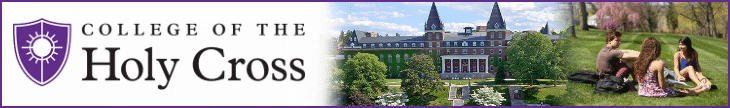 College of the Holy Cross FullTime Visiting Position in